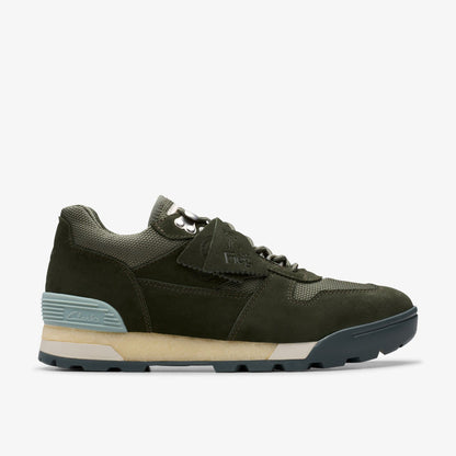Clarks Laddow Dark Olive Combination