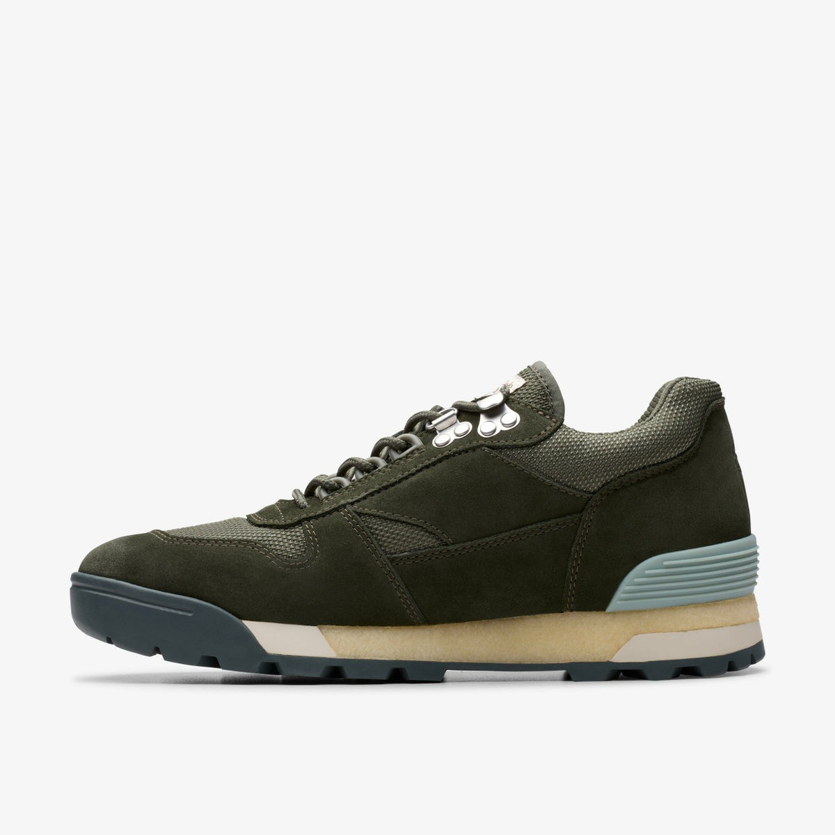 Clarks Laddow Dark Olive Combination