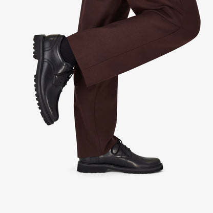 Clarks Berwick Lace Black Leather
