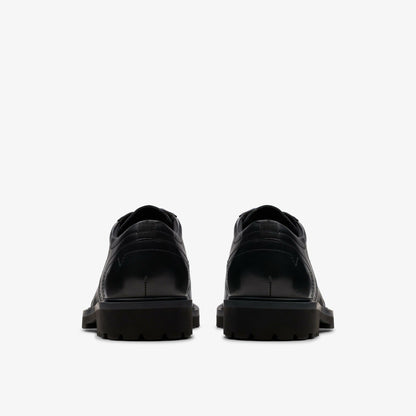 Clarks Berwick Lace Black Leather