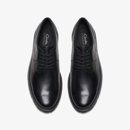 Clarks Berwick Lace Black Leather