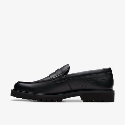 Clarks Berwick Lo Black Leather