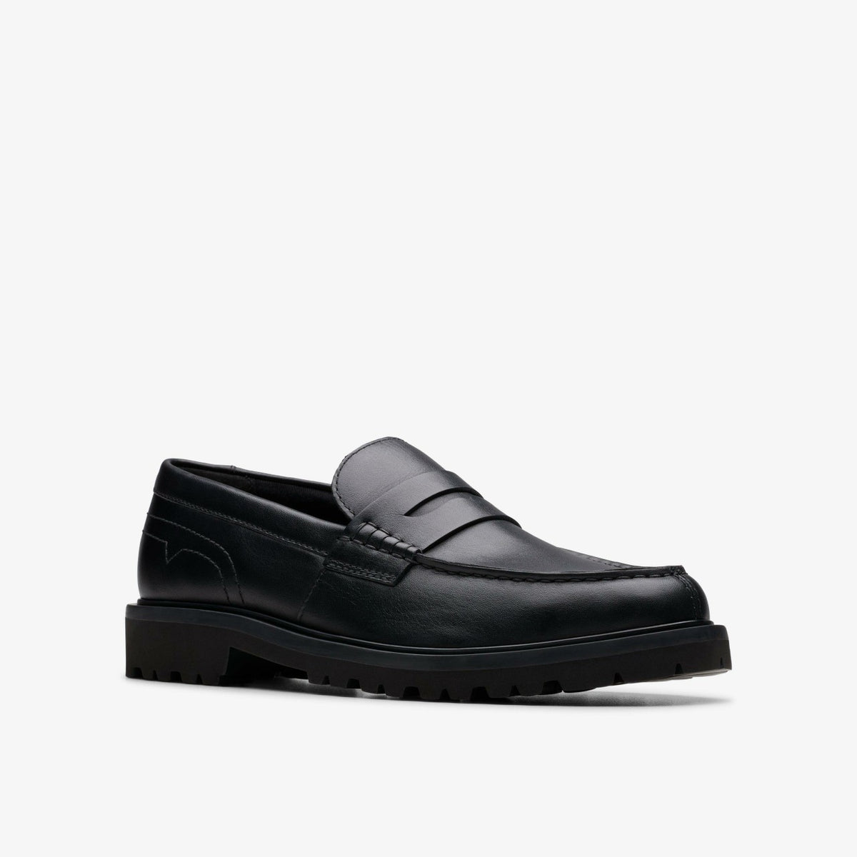 Clarks Berwick Lo Black Leather