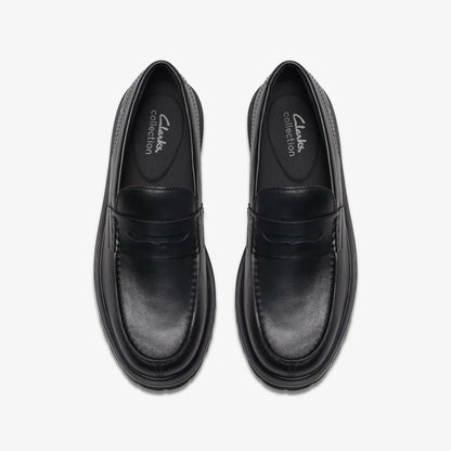 Clarks Berwick Lo Black Leather
