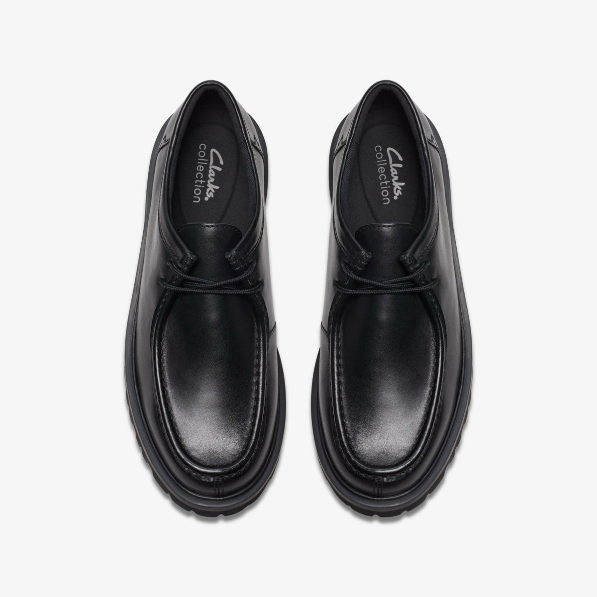 Clarks Berwick Seam Black Leather