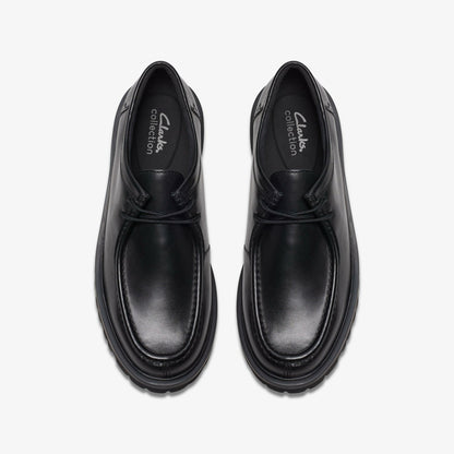 Clarks Berwick Seam Black Leather