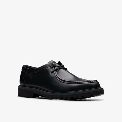 Clarks Berwick Seam Black Leather