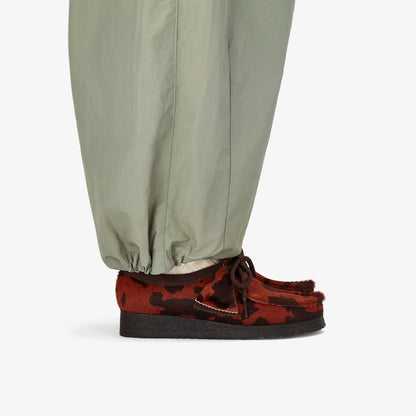 Clarks Wallabee Brown Cow Print