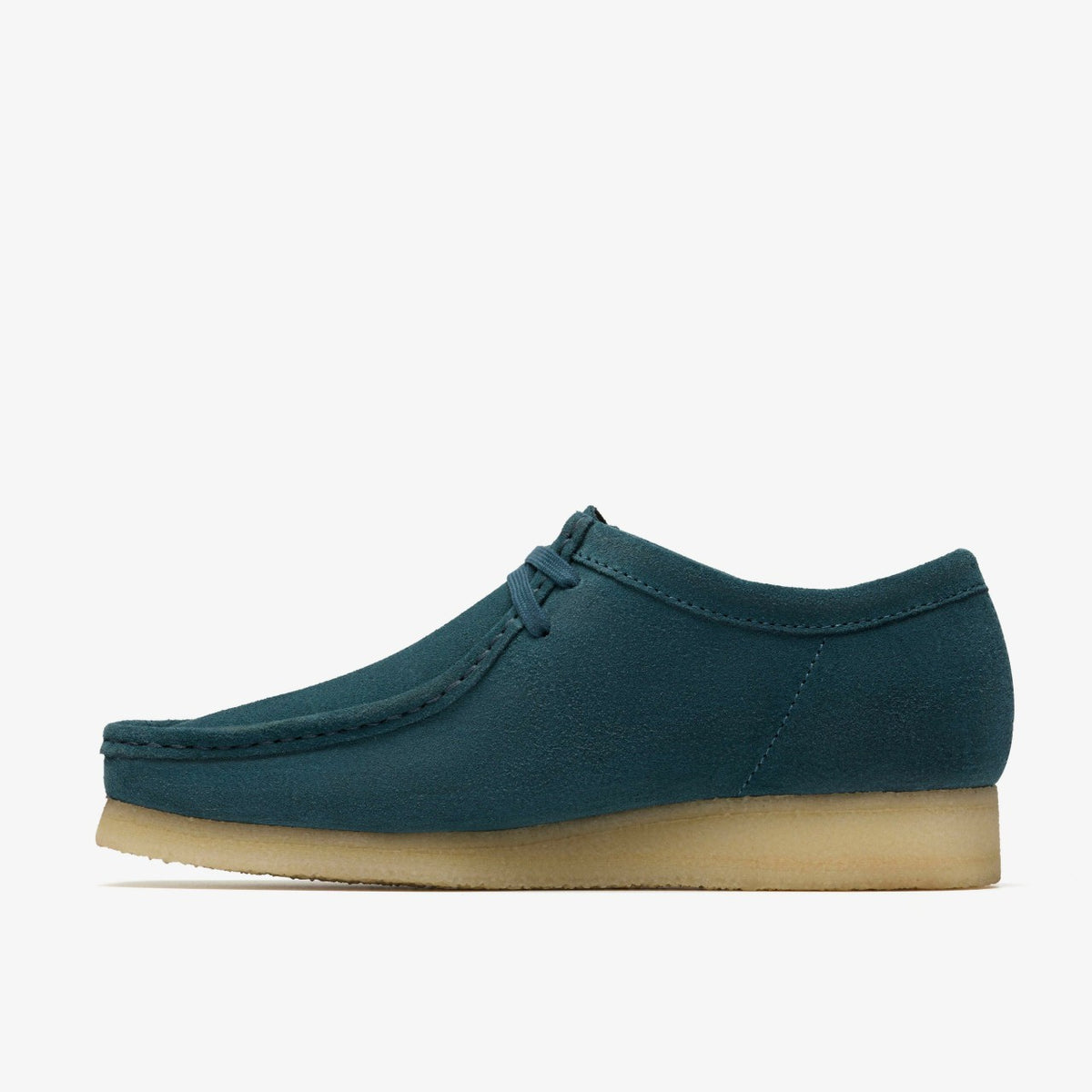 Clarks Wallabee Mid Blue Suede