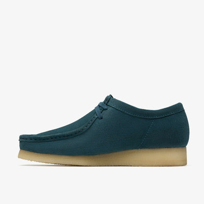 Clarks Wallabee Mid Blue Suede
