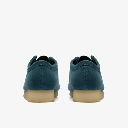 Clarks Wallabee Mid Blue Suede
