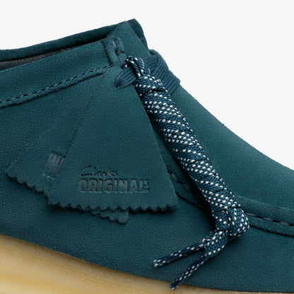 Clarks Wallabee Mid Blue Suede