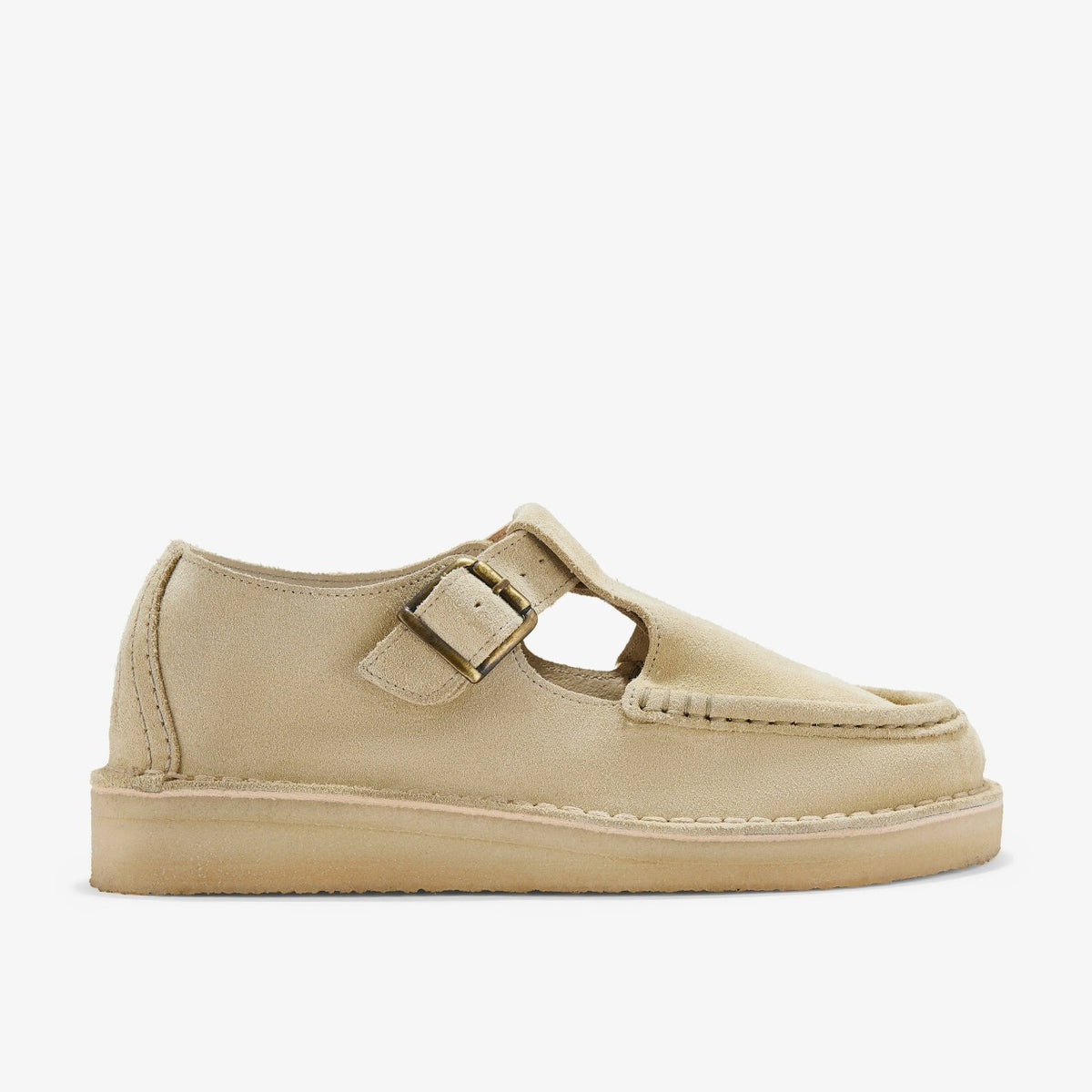 Clarks Nomad T Bar Maple Suede