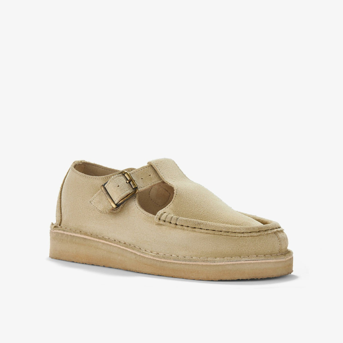 Clarks Nomad T Bar Maple Suede