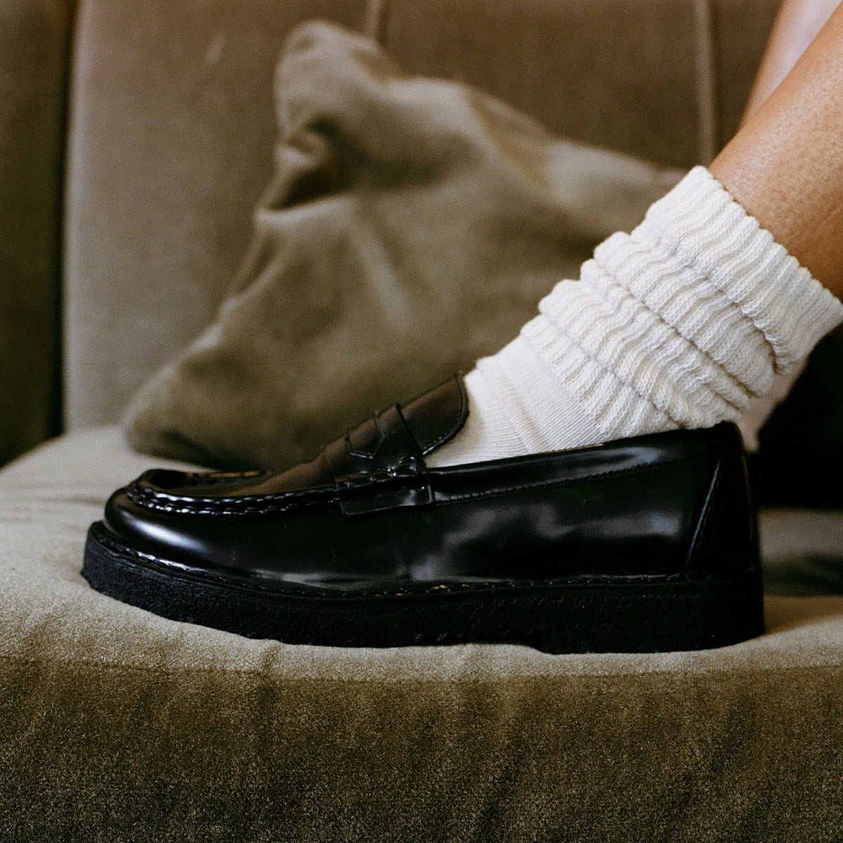 Clarks Nomad Loafer Black Patent