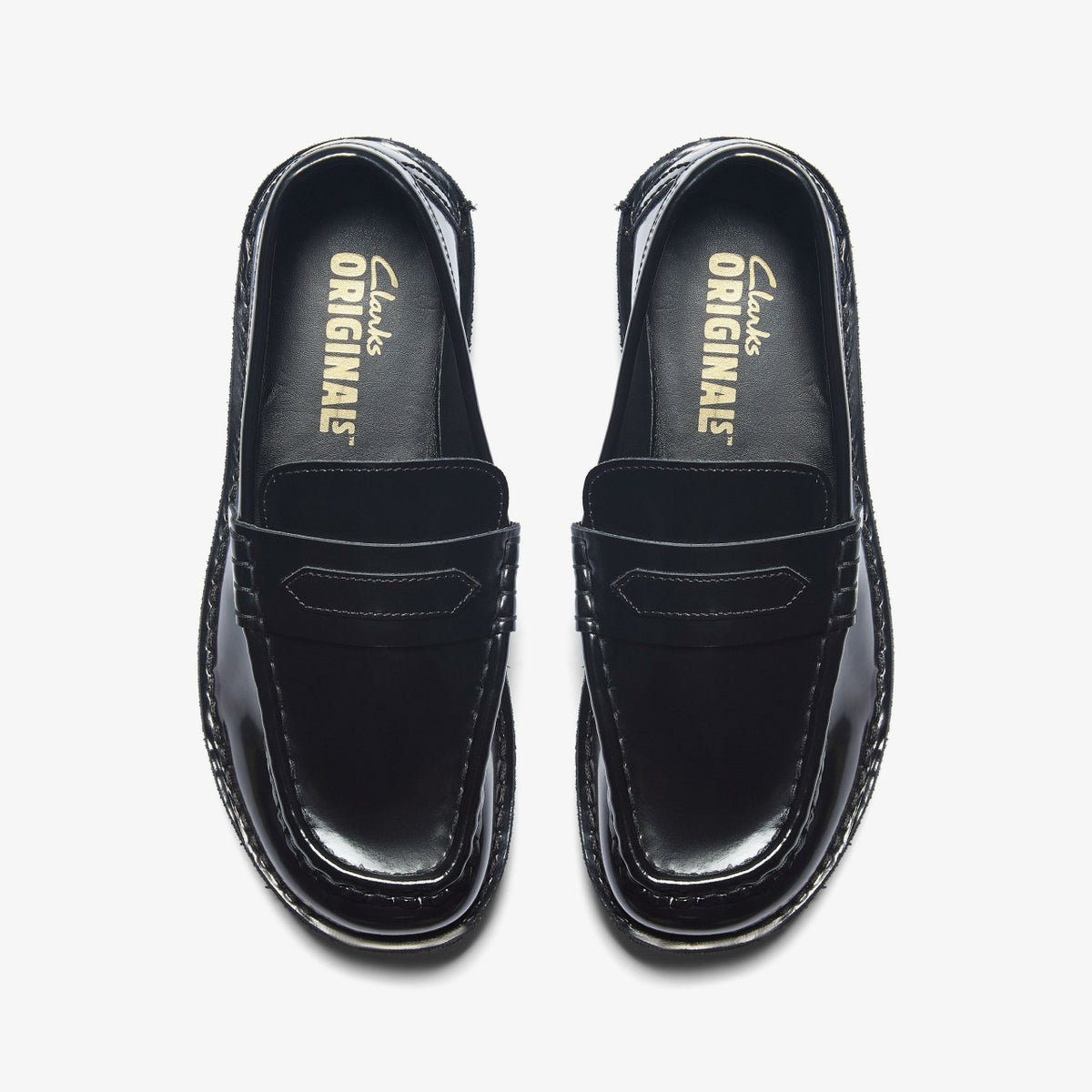 Clarks Nomad Loafer Black Patent