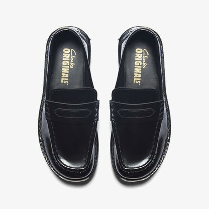 Clarks Nomad Loafer Black Patent