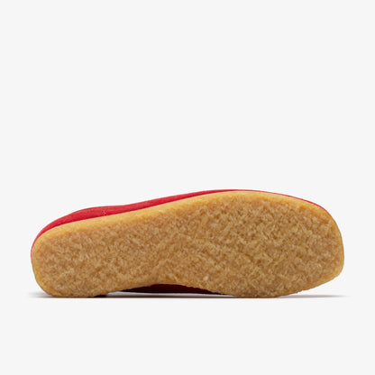 Clarks Wallabee Boot Red Suede