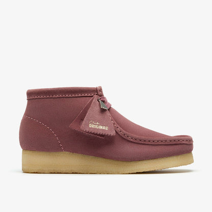 Clarks Wallabee Boot Rose Brown Suede
