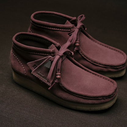 Clarks Wallabee Boot Rose Brown Suede