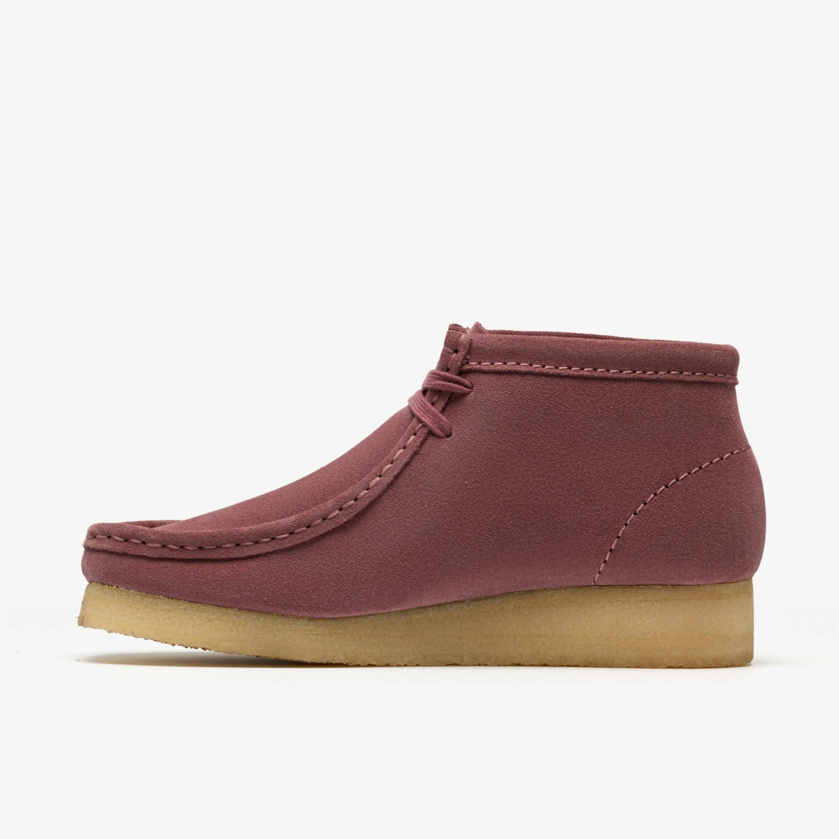 Clarks Wallabee Boot Rose Brown Suede