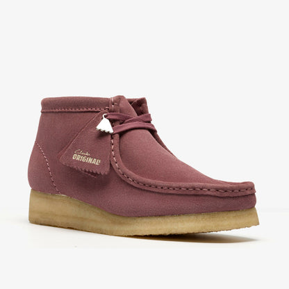 Clarks Wallabee Boot Rose Brown Suede