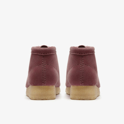 Clarks Wallabee Boot Rose Brown Suede