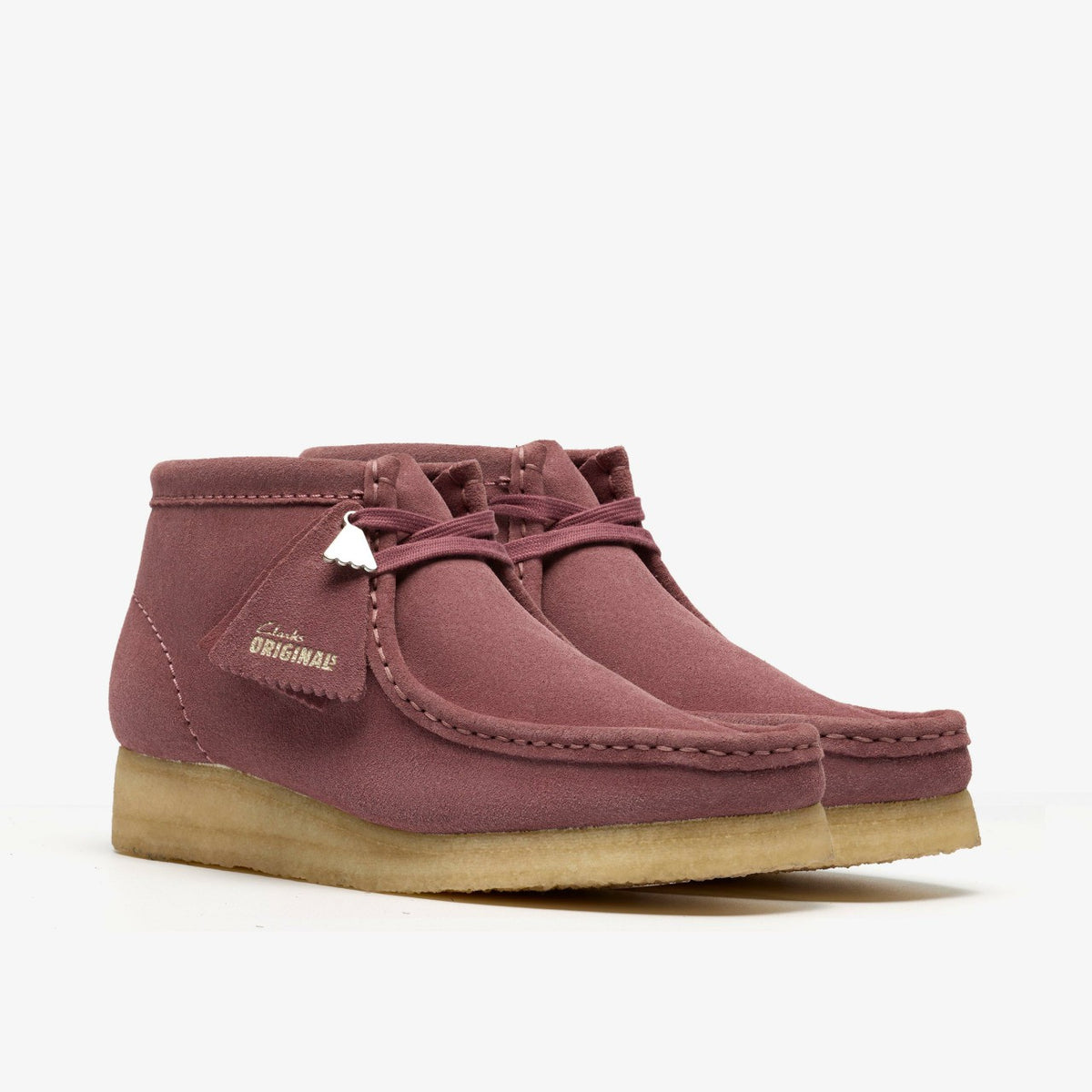 Clarks Wallabee Boot Rose Brown Suede