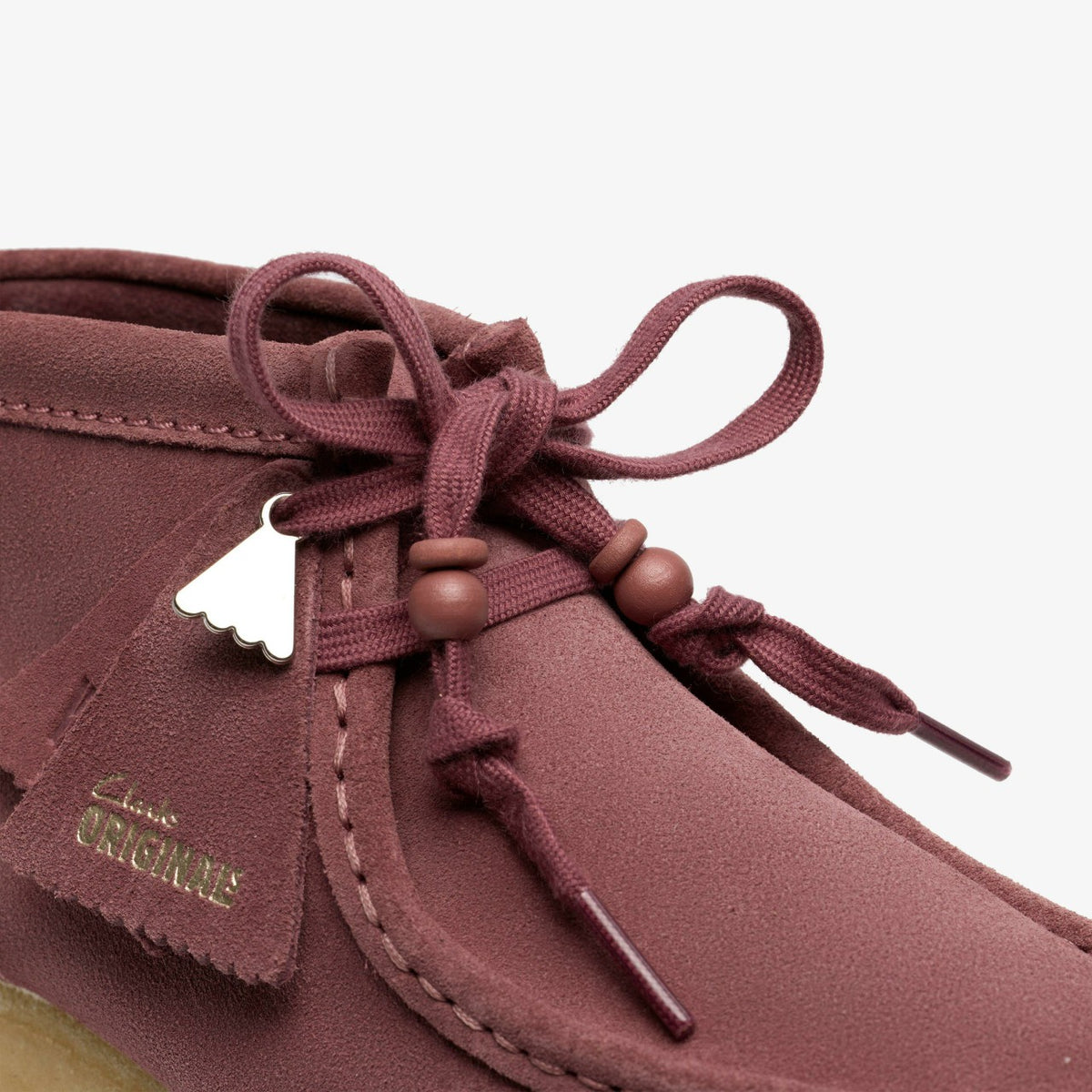 Clarks Wallabee Boot Rose Brown Suede