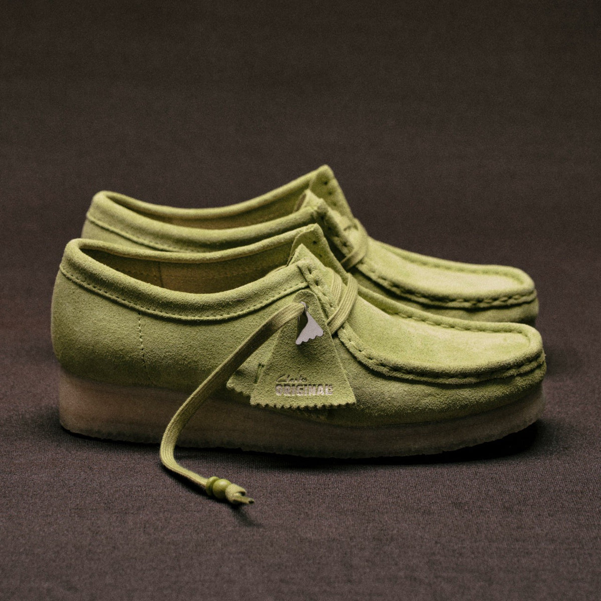 Clarks Wallabee Lime Suede