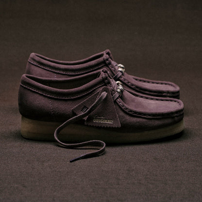 Clarks Wallabee Plum Suede