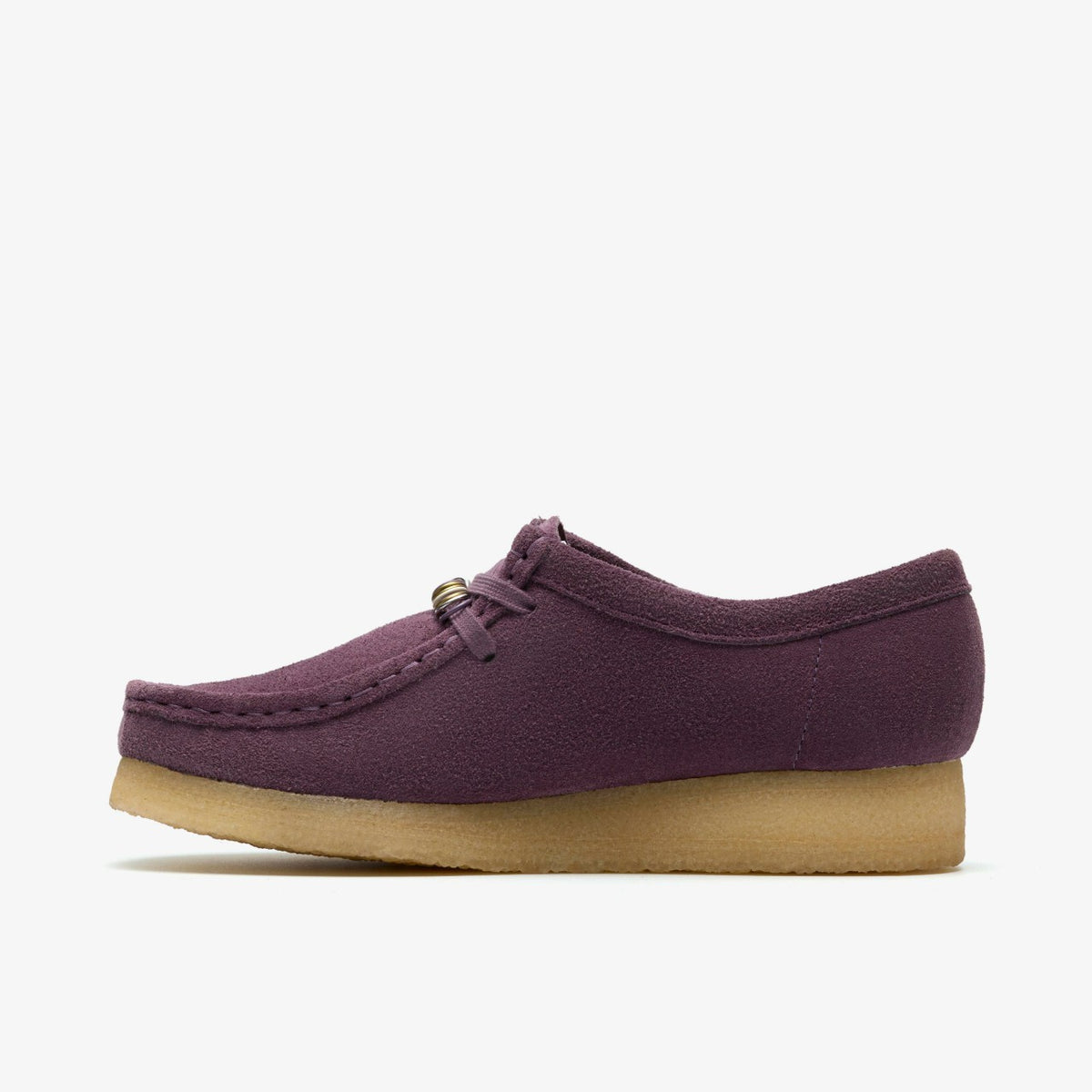 Clarks Wallabee Plum Suede