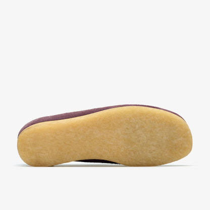 Clarks Wallabee Plum Suede