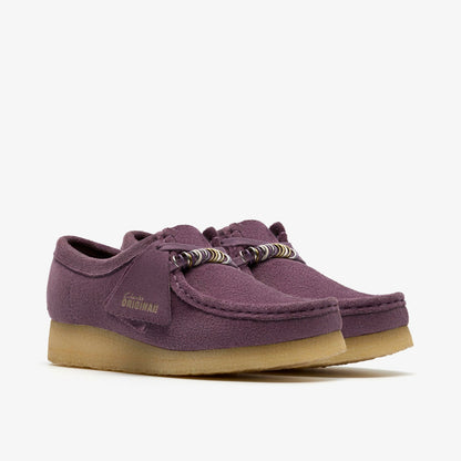 Clarks Wallabee Plum Suede