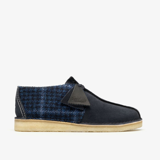 Clarks Desert Trek Navy Tweed Combination