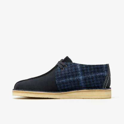 Clarks Desert Trek Navy Tweed Combination