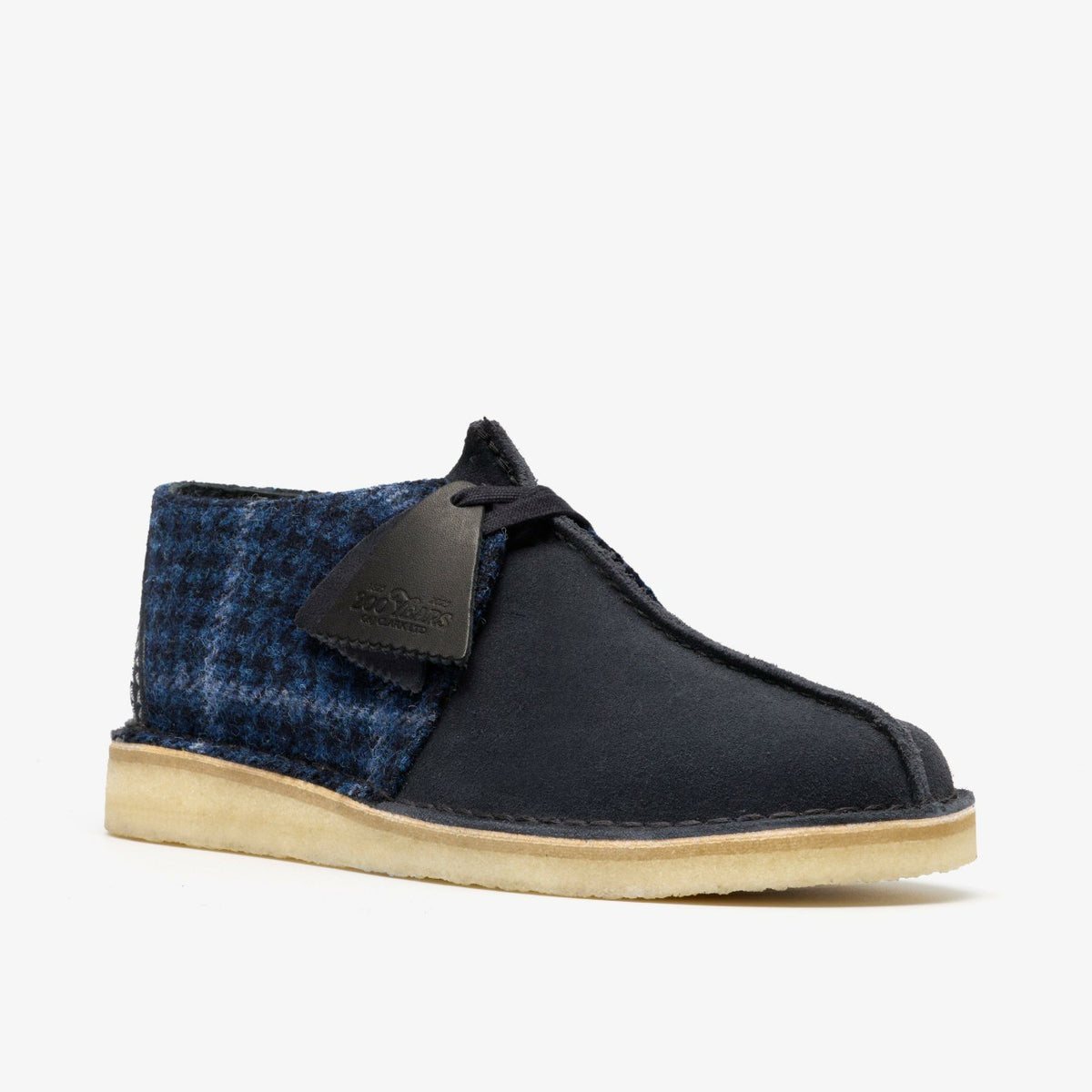 Clarks Desert Trek Navy Tweed Combination