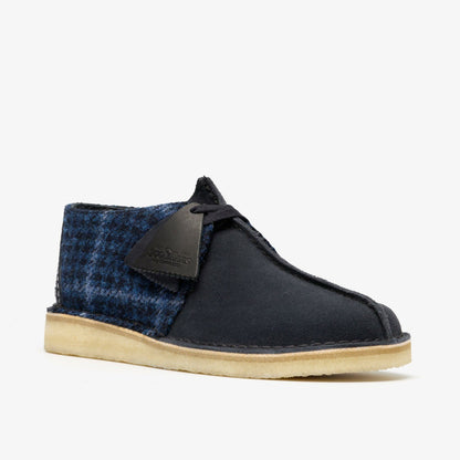 Clarks Desert Trek Navy Tweed Combination