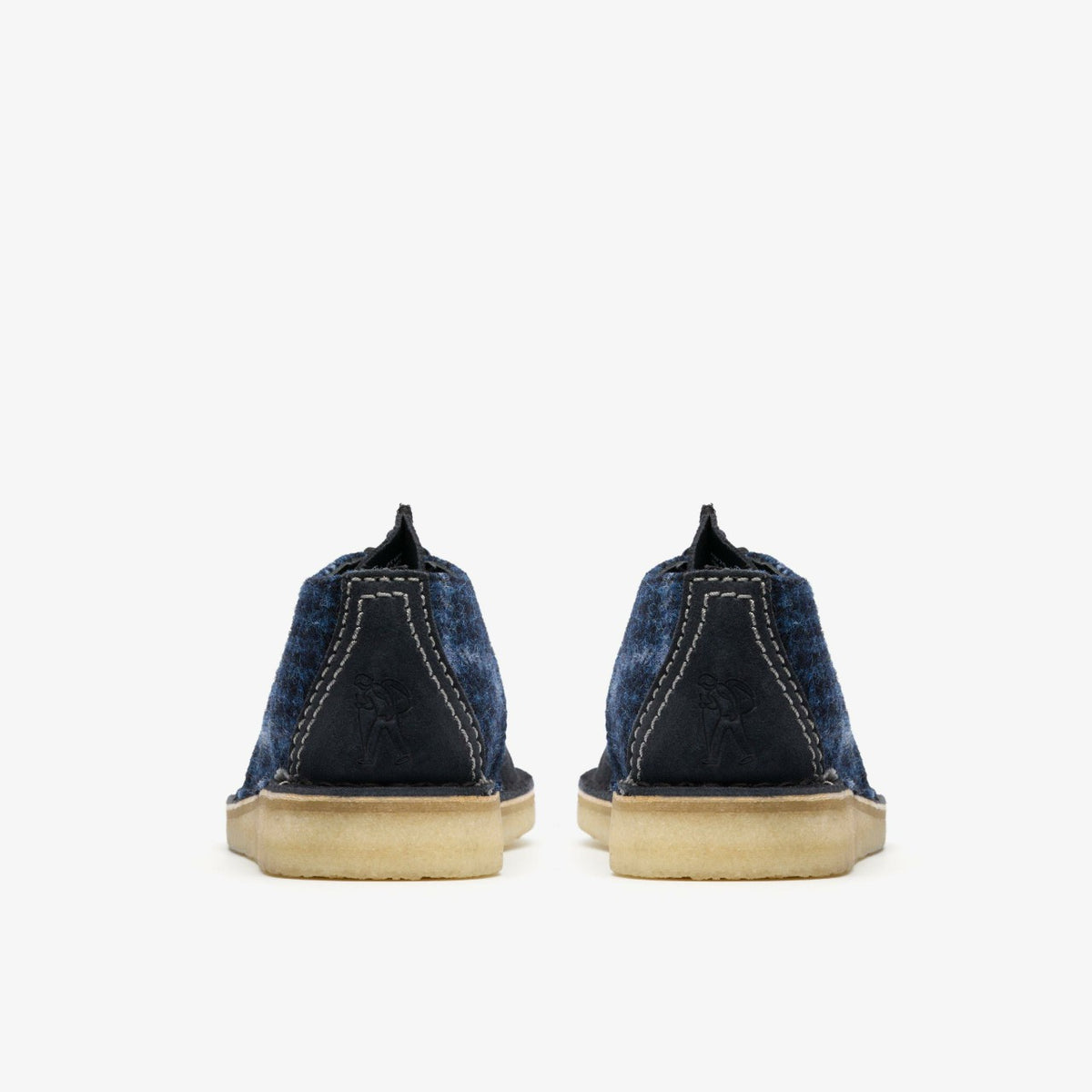 Clarks Desert Trek Navy Tweed Combination