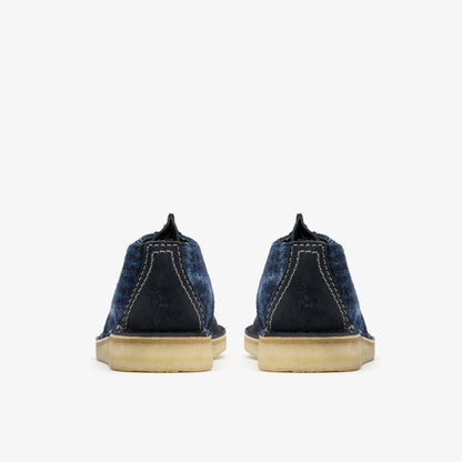 Clarks Desert Trek Navy Tweed Combination