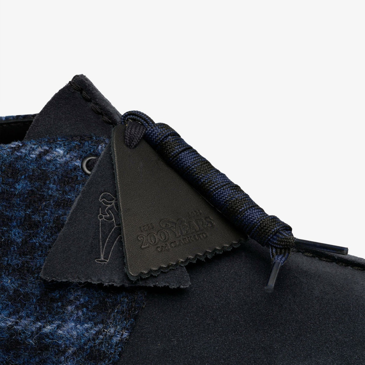 Clarks Desert Trek Navy Tweed Combination