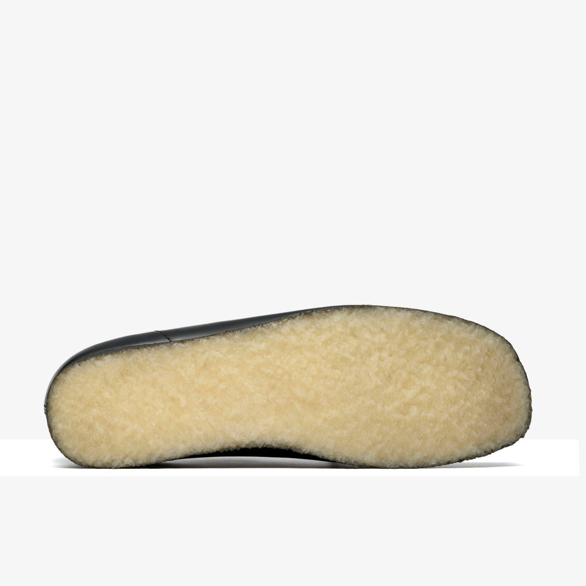Clarks Wallabee Black Hi Shine Leather
