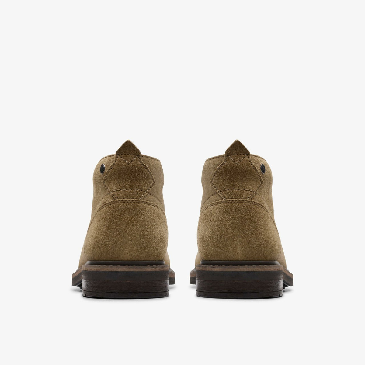 Clarks Newford Mid Dark Sand Suede