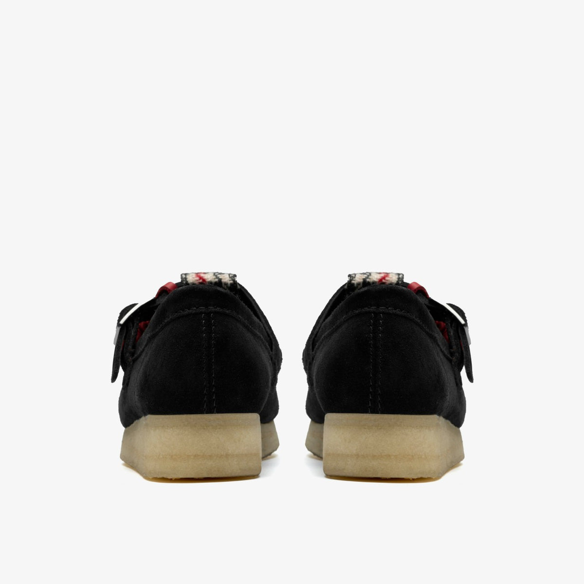 Clarks Wallabee T Bar Black Tweed Combination