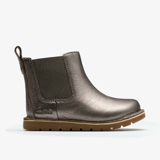 Clarks Joyful Sky Toddler Pewter