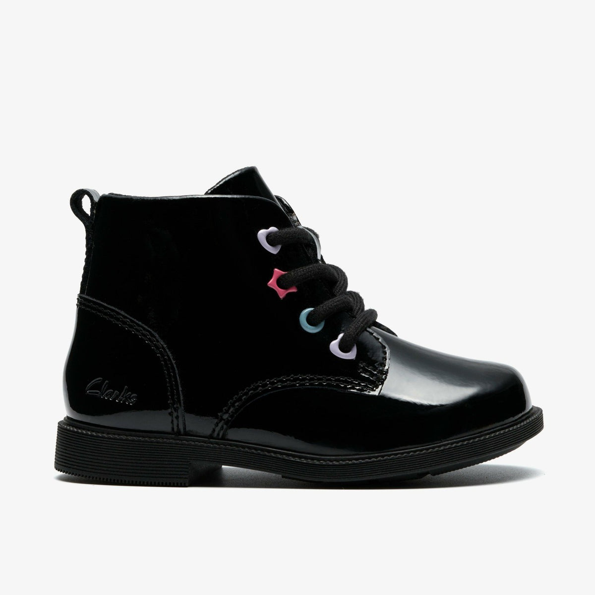 Clarks Oaklyn Charm Toddler Black Patent