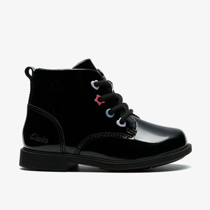 Clarks Oaklyn Charm Toddler Black Patent