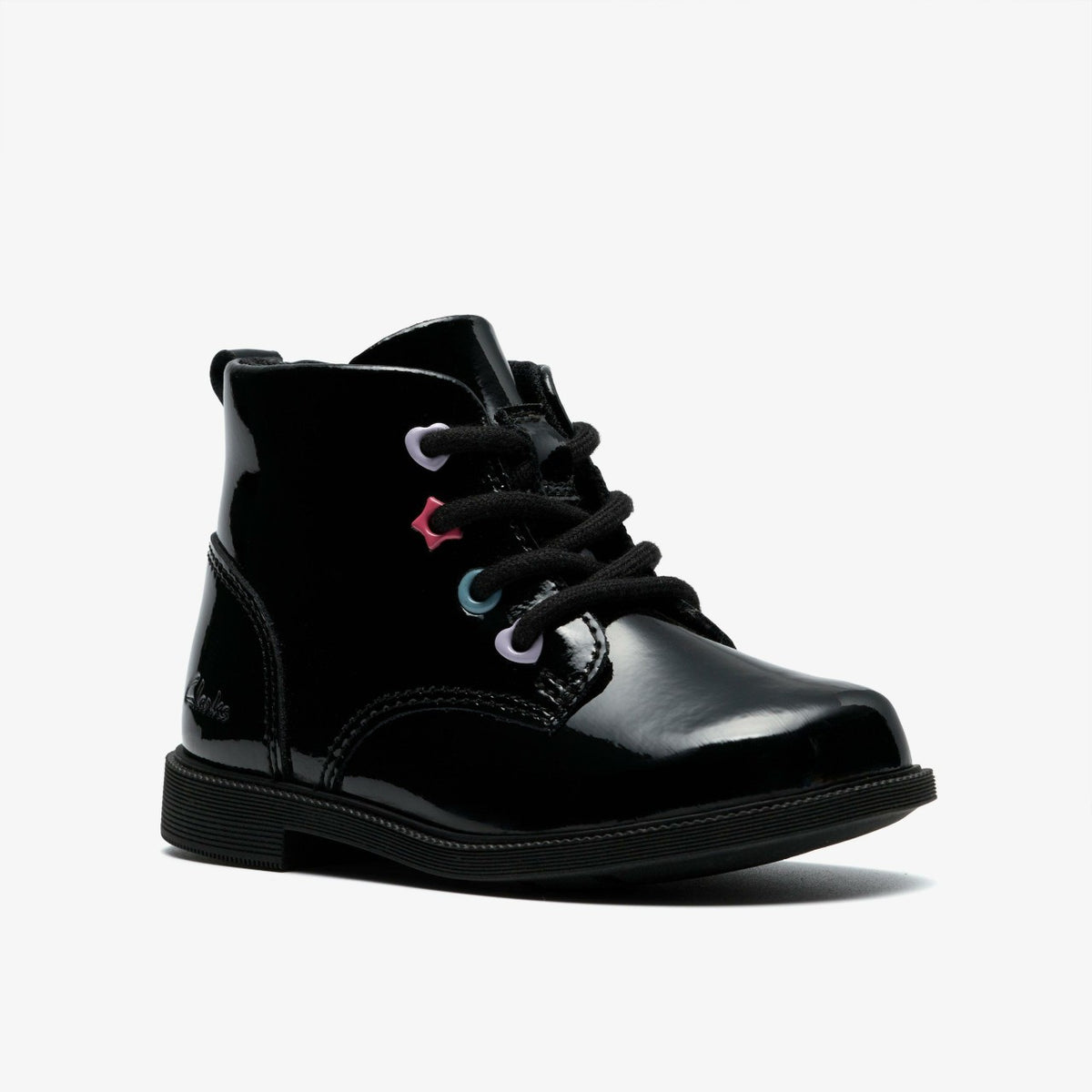 Clarks Oaklyn Charm Toddler Black Patent