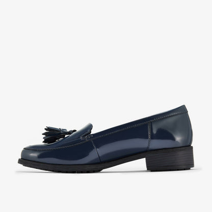 Clarks Havisham Edge Loafer Navy Patent