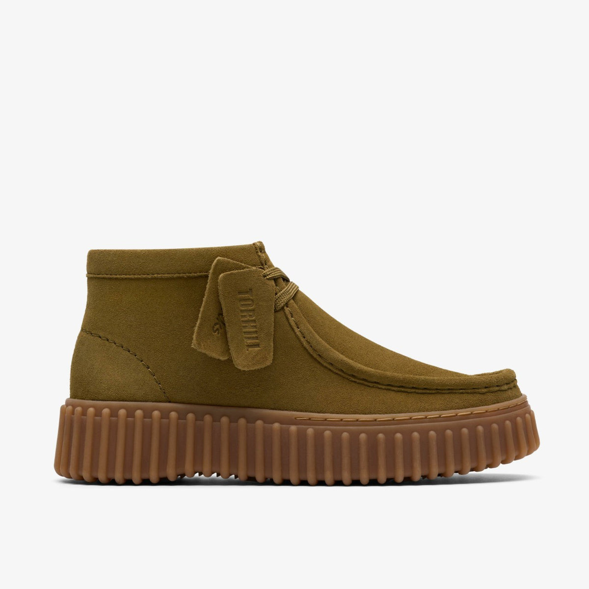 Clarks Torhill Moss Olive Suede